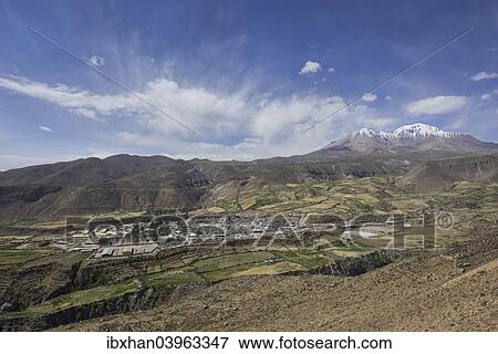 "View of the village of Putre, Arica y Parinacota Region, Chile, South America" View Large Photo Image Stock Photo - "View of the village of Putre, Arica y Parinacota Region, Chile, South America". Fotosearch