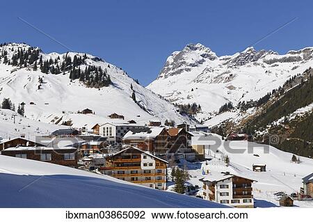 "View of the village of Warth with Mt Widderstein, Bregenz Forest, Vorarlberg, Austria, Europe" View Large Photo Image Stock Image - "View of the village of Warth with Mt Widderstein, Bregenz Forest, Vorarlberg, Austria, Europe". Fotosearch