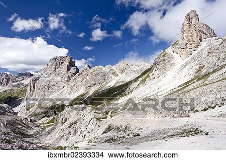"View on the way to Kesselkogel mountain, above Rifugio Preuss mountain lodge and the Rifugio Vaiolet mountain lodge, Rosengarten group at the back, Trentino province, Italy, Europe" View Large Photo Image Picture - "View on the way to Kesselkogel mountain, above Rifugio Preuss mountain lodge and the Rifugio Vaiolet mountain lodge, Rosengarten group at the back, Trentino province, Italy, Europe". Fotosearch
