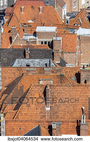 "View over the roofs of the historic centre, Tournai, Hainaut, Belgium, Europe" View Large Photo Image Picture - "View over the roofs of the historic centre, Tournai, Hainaut, Belgium, Europe". Fotosearch
