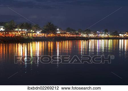 "View over the seafront of Dahab at night, Sinai, Egypt, Africa" View Large Photo Image Stock Image - "View over the seafront of Dahab at night, Sinai, Egypt, Africa". Fotosearch
