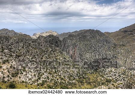 "View over the Tramuntana Mountains, Majorca, Balearic Islands, Spain, Europe" View Large Photo Image Stock Image - "View over the Tramuntana Mountains, Majorca, Balearic Islands, Spain, Europe". Fotosearch