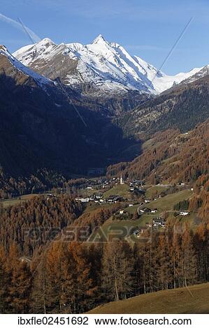 "View towards Heiligenblut on Grossglockner Mountain, Spittal an der Drau, Carinthia, Austria, Europe" View Large Photo Image Stock Image - "View towards Heiligenblut on Grossglockner Mountain, Spittal an der Drau, Carinthia, Austria, Europe". Fotosearch