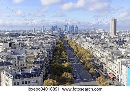"Views of La Defense and the Avenue des Champs-Elysees, the Arc de Triomphe, Paris, Ile-de-France, France, Europe" View Large Photo Image Stock Image - "Views of La Defense and the Avenue des Champs-Elysees, the Arc de Triomphe, Paris, Ile-de-France, France, Europe". Fotosearch