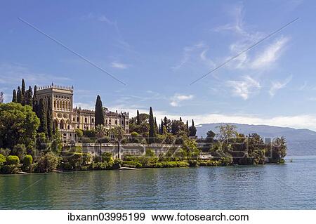 "Villa Borghese Cavazza, Isola del Garda, Lake Garda, Northern Italy, Italy, Europe" View Large Photo Image Stock Photo - "Villa Borghese Cavazza, Isola del Garda, Lake Garda, Northern Italy, Italy, Europe". Fotosearch