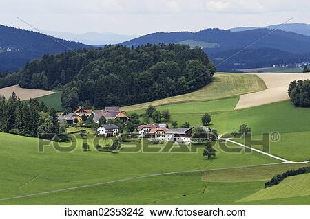 "Village of Pollmannsdorf, Pfarrkirchen im Muehlkreis, Muehlviertel region, Upper Austria, Austria, Europe" View Large Photo Image Stock Image - "Village of Pollmannsdorf, Pfarrkirchen im Muehlkreis, Muehlviertel region, Upper Austria, Austria, Europe". Fotosearch