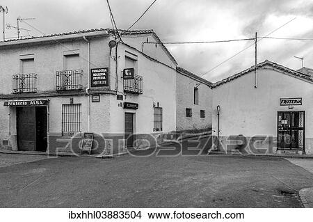 "Village street, near Madrid, Spain, Europe" View Large Photo Image Picture - "Village street, near Madrid, Spain, Europe". Fotosearch