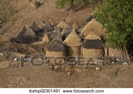"Village with typically thatched rondavels in the Mandara Mountains, Cameroon, Central Africa, Africa" View Large Photo Image Stock Image - "Village with typically thatched rondavels in the Mandara Mountains, Cameroon, Central Africa, Africa". Fotosearch