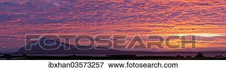 Stock Photo - "Vindbelgjarfjall mountain, snow-covered, in the evening light, Myvatn, Northeastern Region, Iceland, Europe". Fotosearch