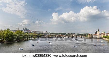 "Vltava river with Charles Bridge or Karluv most, UNESCO World Heritage Site, Prague, Czech Republic, Europe" View Large Photo Image Stock Image - "Vltava river with Charles Bridge or Karluv most, UNESCO World Heritage Site, Prague, Czech Republic, Europe". Fotosearch