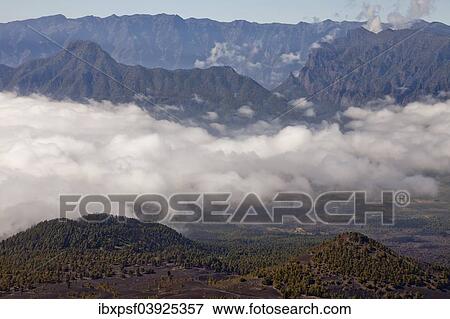 "Volcanic crater in the Caldera de Taburiente National Park, La Palma, Canary Islands, Spain, Europe" View Large Photo Image Stock Photo - "Volcanic crater in the Caldera de Taburiente National Park, La Palma, Canary Islands, Spain, Europe". Fotosearch