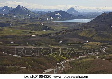 "Volcanic landscape with snow fields in front of Eyjafjallajoekull glacier, Iceland, Europe" View Large Photo Image Stock Image - "Volcanic landscape with snow fields in front of Eyjafjallajoekull glacier, Iceland, Europe". Fotosearch