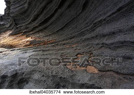 "Volcanic rock in the El Golfo volcanic crater, Lanzarote, Canary Islands, Spain, Europe" View Large Photo Image Picture - "Volcanic rock in the El Golfo volcanic crater, Lanzarote, Canary Islands, Spain, Europe". Fotosearch