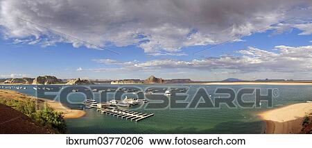 "Wahweap Marina, Wahweap Bay, Lake Powell, Page, Arizona, USA" View Large Photo Image Stock Photograph - "Wahweap Marina, Wahweap Bay, Lake Powell, Page, Arizona, USA". Fotosearch