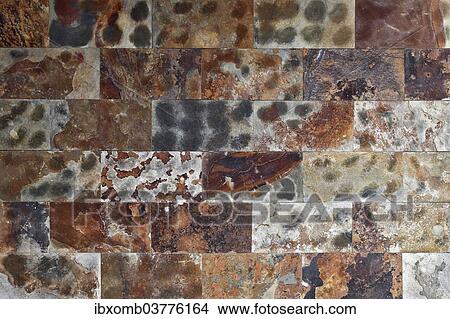 "Wall, colourful polished natural stone blocks, various types of rock" View Large Photo Image Picture - "Wall, colourful polished natural stone blocks, various types of rock". Fotosearch