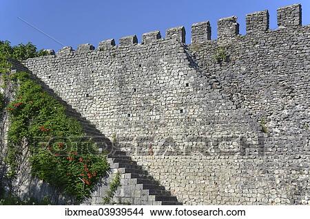 Picture - "Walls of the historic Fortress of Nokalakevi, near â€‹â€‹Senaki, Samegrelo-Zemo Svaneti region, Georgia, Asia". Fotosearch