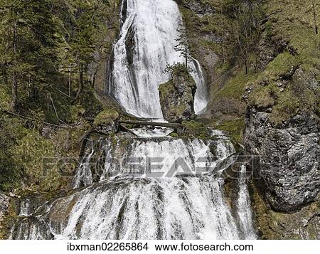 Picture - "Wasserlochklamm gorge near Palfau, Upper Styria, Styria, Austria, Europe". Fotosearch