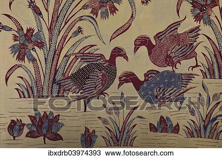"Water birds, detail of a sarong with Indo-European influences, batik tulis, hand-painted batik, around 1930, Cirebon, Java, Indonesia, Asia" View Large Photo Image Stock Image - "Water birds, detail of a sarong with Indo-European influences, batik tulis, hand-painted batik, around 1930, Cirebon, Java, Indonesia, Asia". Fotosearch