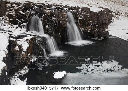 "Waterfall at Mt Kirkjufell, near Grundarfjorour, Western Region, Iceland, Europe" View Large Photo Image Stock Photo - "Waterfall at Mt Kirkjufell, near Grundarfjorour, Western Region, Iceland, Europe". Fotosearch