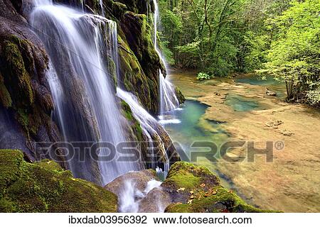 "Waterfall, Cascade of Tufs in Les Planches pres pres Arbois, Arbois, Franche-Comte, France, Europe" View Large Photo Image Stock Image - "Waterfall, Cascade of Tufs in Les Planches pres pres Arbois, Arbois, Franche-Comte, France, Europe". Fotosearch