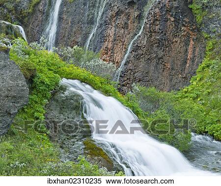 "Waterfall, Holmatungur, Joekulsargljufur National Park, Iceland, Europe" View Large Photo Image Stock Photography - "Waterfall, Holmatungur, Joekulsargljufur National Park, Iceland, Europe". Fotosearch