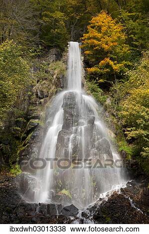 "Waterfall in an autumnal landscape in Trusetal, Trusetal, Brotterode-Trusetal, Thuringian Forest, Thuringen, Germany, Europe" View Large Photo Image Stock Photo - "Waterfall in an autumnal landscape in Trusetal, Trusetal, Brotterode-Trusetal, Thuringian Forest, Thuringen, Germany, Europe". Fotosearch
