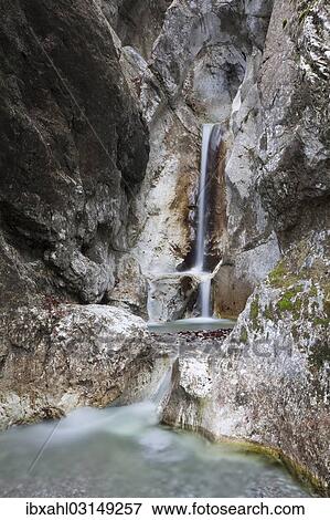 "Waterfall in Heckenbachklamm gorge, Kochel am See, Upper Bavaria, Bavaria, Germany, Europe" View Large Photo Image Stock Photo - "Waterfall in Heckenbachklamm gorge, Kochel am See, Upper Bavaria, Bavaria, Germany, Europe". Fotosearch
