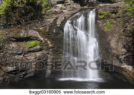 "Waterfall in the Falloch River, nahe Crianlarich, Argyll and Bute, Scotland, United Kingdom, Europe" View Large Photo Image Stock Photography - "Waterfall in the Falloch River, nahe Crianlarich, Argyll and Bute, Scotland, United Kingdom, Europe". Fotosearch