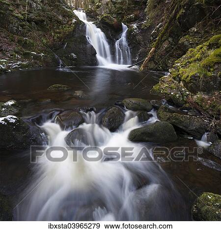"Waterfall near Falkau, Feldberg region, Black Forest, Baden-Wurttemberg, Germany, Europe" View Large Photo Image Stock Photo - "Waterfall near Falkau, Feldberg region, Black Forest, Baden-Wurttemberg, Germany, Europe". Fotosearch