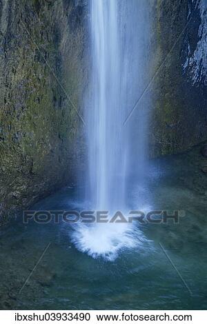 Stock Image - "Waterfall, Plitvice Lakes National Park, Plitvicka Jezera, Lika-Senj County, Croatia, Europe". Fotosearch