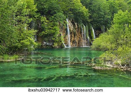 "Waterfall, Plitvice Lakes National Park, Plitvice Jezera, Lika-Senj, Croatia, Europe" View Large Photo Image Stock Photo - "Waterfall, Plitvice Lakes National Park, Plitvice Jezera, Lika-Senj, Croatia, Europe". Fotosearch