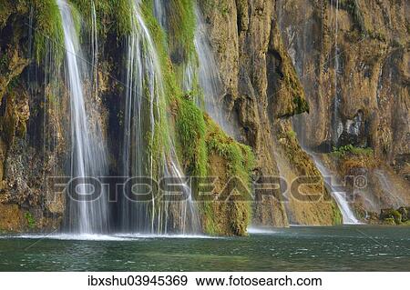 "Waterfall, Plitvice Lakes National Park, Plitvicka Jezera or Plitvice Jezera, Lika-Senj County, Croatia, Europe" View Large Photo Image Stock Photo - "Waterfall, Plitvice Lakes National Park, Plitvicka Jezera or Plitvice Jezera, Lika-Senj County, Croatia, Europe". Fotosearch