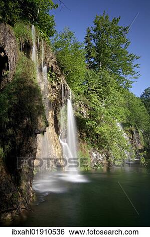 "Waterfall, Plitvice Lakes National Park, UNESCO World Heritage Site, Croatia, Europe" View Large Photo Image Stock Photograph - "Waterfall, Plitvice Lakes National Park, UNESCO World Heritage Site, Croatia, Europe". Fotosearch