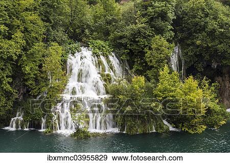 "Waterfalls, Plitvice Lakes, Rastovaca, Lika-Senj, Croatia, Europe" View Large Photo Image Stock Photo - "Waterfalls, Plitvice Lakes, Rastovaca, Lika-Senj, Croatia, Europe". Fotosearch