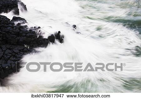 "Waves breaking in Hanalei Bay, Kauai, Hawaii, USA" View Large Photo Image Stock Photo - "Waves breaking in Hanalei Bay, Kauai, Hawaii, USA". Fotosearch