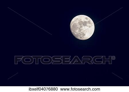 Waxing Moon in the night sky View Large Photo Image Stock Image - Waxing Moon in the night sky. Fotosearch