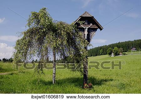"Wayside cross at Breitnau in the Black Forest, Baden-Wuerttemberg, Germany, Europe" View Large Photo Image Stock Photo - "Wayside cross at Breitnau in the Black Forest, Baden-Wuerttemberg, Germany, Europe". Fotosearch