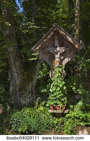 "Wayside shrine, Maria Altenburg, Moosach, Bavaria, Germany, Europe" View Large Photo Image Stock Image - "Wayside shrine, Maria Altenburg, Moosach, Bavaria, Germany, Europe". Fotosearch