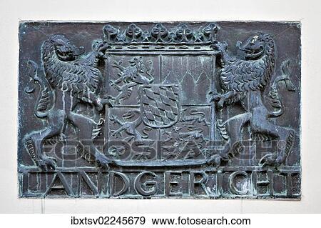 "Weathered sign outside the District Court of Passau, Bavaria, Germany, Europe" View Large Photo Image Stock Photo - "Weathered sign outside the District Court of Passau, Bavaria, Germany, Europe". Fotosearch