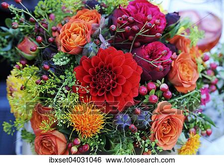 Stock Photograph - Wedding bouquet in detail. Fotosearch