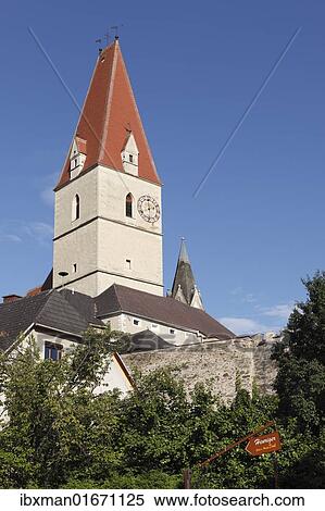 "Wehrkirche fortified church, Weissenkirchen in the Wachau, Waldviertel, Lower Austria, Austria, Europe" View Large Photo Image Stock Photography - "Wehrkirche fortified church, Weissenkirchen in the Wachau, Waldviertel, Lower Austria, Austria, Europe". Fotosearch