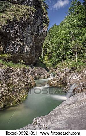 "Weissbachschlucht canyon at the Alpine Road, Weissbach, Schneizlreuth, Inzell, Bad Reichenhall, Upper Bavaria, Bavaria, Germany, Europe" View Large Photo Image Stock Image - "Weissbachschlucht canyon at the Alpine Road, Weissbach, Schneizlreuth, Inzell, Bad Reichenhall, Upper Bavaria, Bavaria, Germany, Europe". Fotosearch