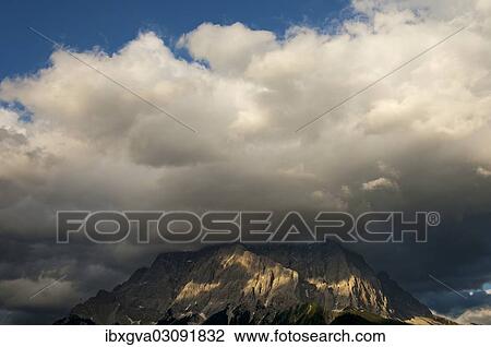 "Wetterstein massif with storm clouds, Ehrwald, Tyrol, Austria, Europe" View Large Photo Image Stock Image - "Wetterstein massif with storm clouds, Ehrwald, Tyrol, Austria, Europe". Fotosearch