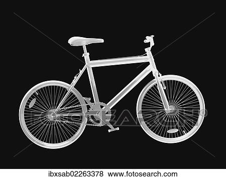 "White bike against black, 3D illustration" View Large Photo Image Stock Photo - "White bike against black, 3D illustration". Fotosearch