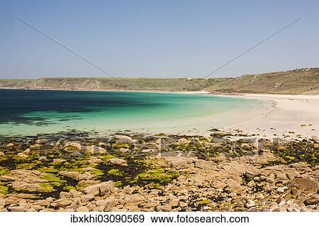 "White Sands Beach, Sennen, Cornwall, England, United Kingdom, Europe" View Large Photo Image Stock Photo - "White Sands Beach, Sennen, Cornwall, England, United Kingdom, Europe". Fotosearch