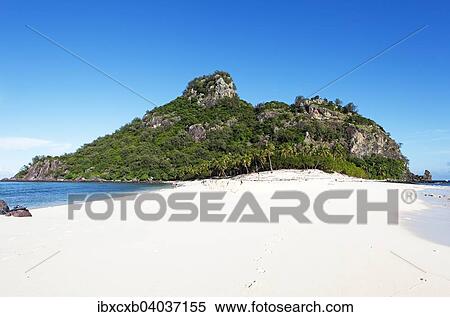 "White sandy beach, Monuriki Island, Mamanucan Islands, the South Seas, Fiji, Oceania" View Large Photo Image Stock Photography - "White sandy beach, Monuriki Island, Mamanucan Islands, the South Seas, Fiji, Oceania". Fotosearch