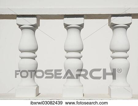 White stone balustrades View Large Photo Image Stock Photo - White stone balustrades. Fotosearch