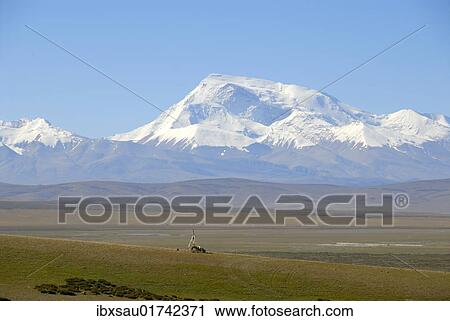 "Wide plateau and snow-covered mountain of Gurla Mandhata, broad peak, 7694 m altitude, Himalayas, Western Tibet, Tibet Autonomous Region, People's Republic of China, Asia" View Large Photo Image Stock Image - "Wide plateau and snow-covered mountain of Gurla Mandhata, broad peak, 7694 m altitude, Himalayas, Western Tibet, Tibet Autonomous Region, People's Republic of China, Asia". Fotosearch