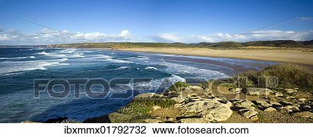 "Wild coastal landscape, beach, Playa de Carrapateira beach, Parque Natural do Sudoeste Alentejano e Costa Vicentina nature reserve, Algarve region, Portugal, Europe" View Large Photo Image Stock Image - "Wild coastal landscape, beach, Playa de Carrapateira beach, Parque Natural do Sudoeste Alentejano e Costa Vicentina nature reserve, Algarve region, Portugal, Europe". Fotosearch