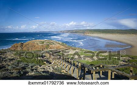 "Wild coastal landscape, beach, Playa de Carrapateira beach, Parque Natural do Sudoeste Alentejano e Costa Vicentina nature reserve, Algarve region, Portugal, Europe" View Large Photo Image Stock Photograph - "Wild coastal landscape, beach, Playa de Carrapateira beach, Parque Natural do Sudoeste Alentejano e Costa Vicentina nature reserve, Algarve region, Portugal, Europe". Fotosearch